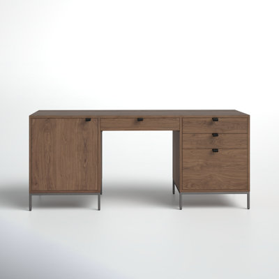 Loki Solid Wood Top Executive Desk