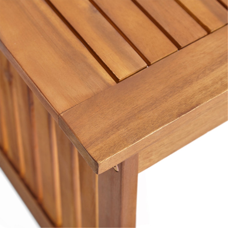 Table basse d'extérieur en acacia