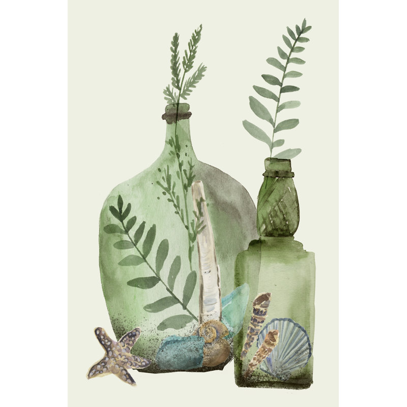 Ocean In A Bottle III by Melissa Wang - Wrapped Canvas Painting, 46cm H x 30cm W