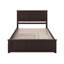 Lit plateforme en bois massif Amison avec pied de lit et gigogne assortis-1566486106