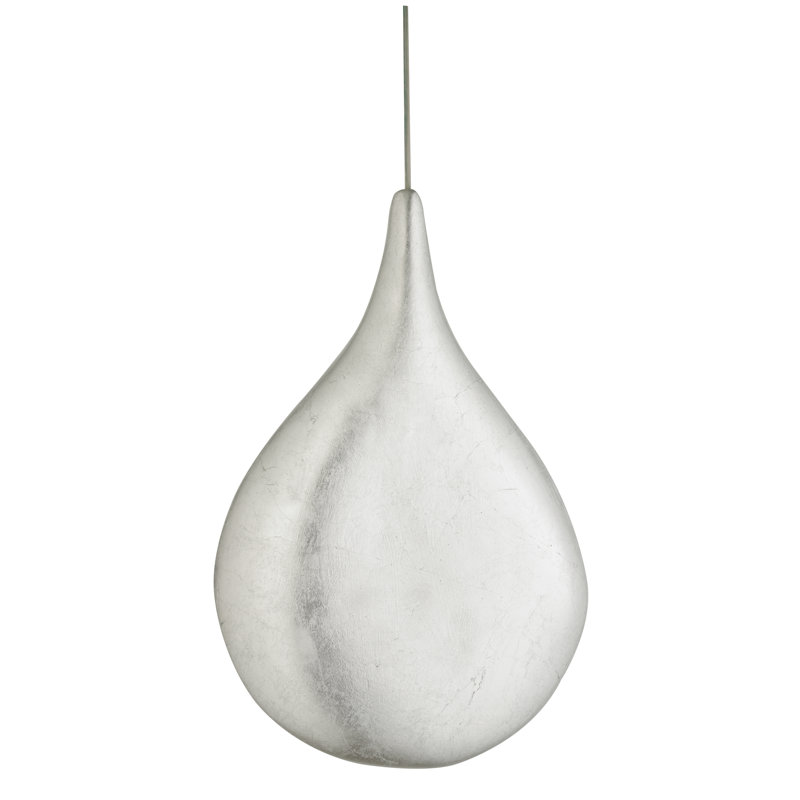 Nove Ceramica 10 - Light Glass Chandelier, Silver/White