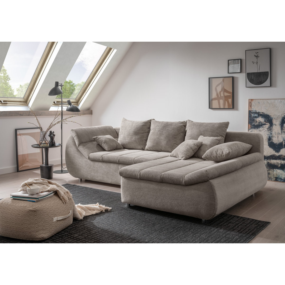 Ecksofa Aliyan mit Bettfunktion