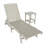 Laguna Outdoor Chaise Lounge with Table-83552154