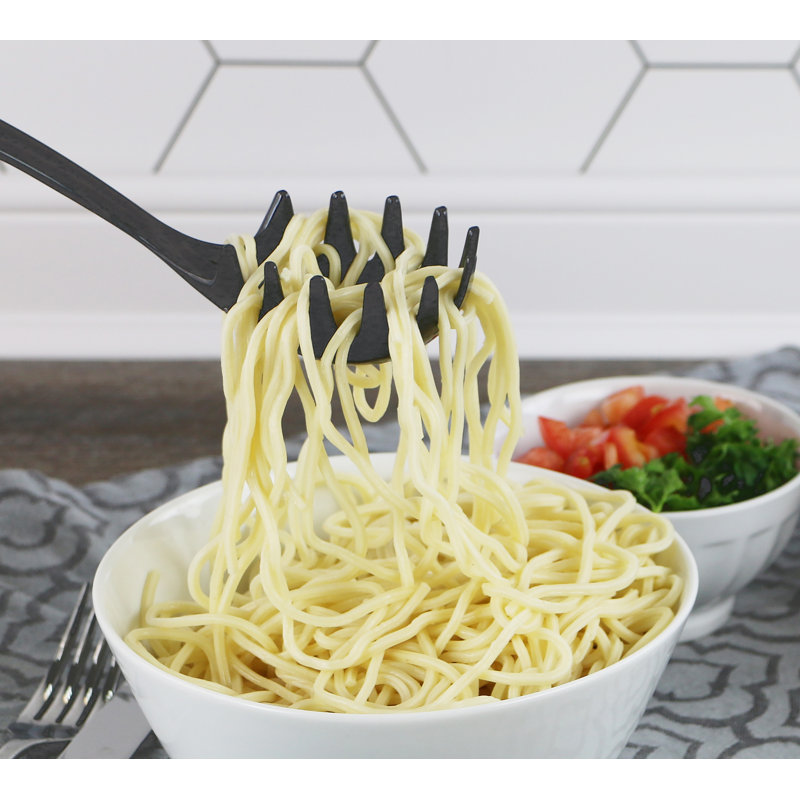 Reston Lloyd Melamine Cooking Spaghetti Fork, Gray