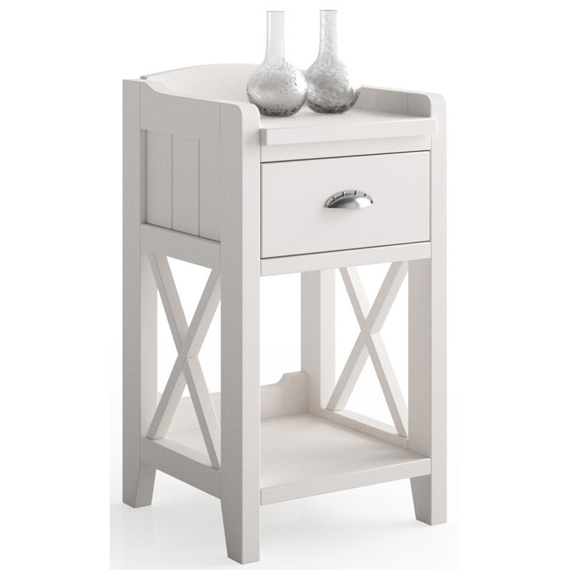 Covell 36 cm W Bedside Table