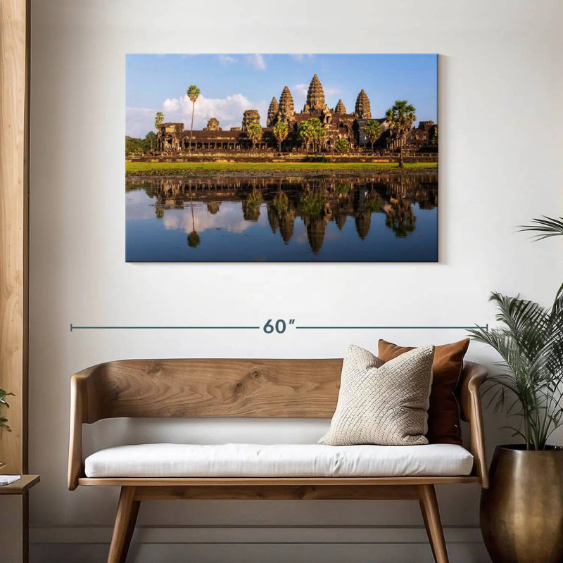 Adella Angkor Wat Reflection, 30" H x 45" W