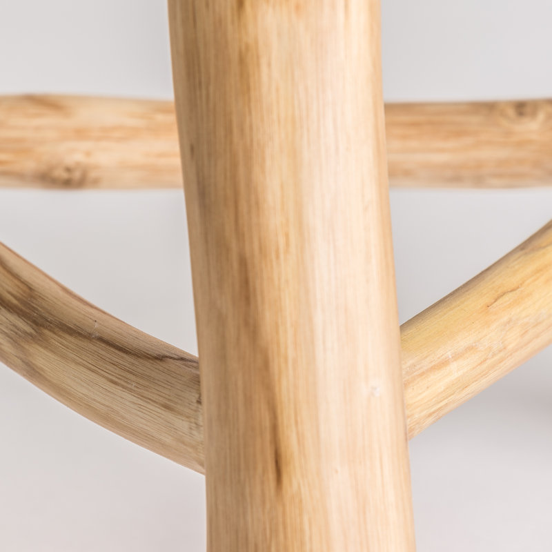 Clues Solid Wood Accent Stool