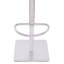 Tabouret de bar rotatif à hauteur ajustable avec base piédestal en acier inoxydable brossé Bjorn-50331853-92442817