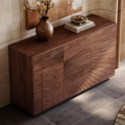 Chinese-style retro light luxury sideboard