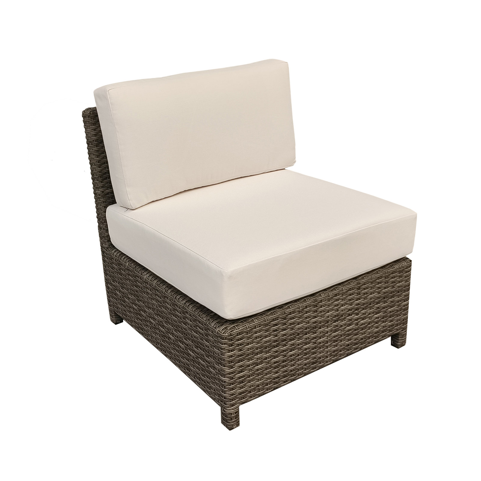 Annelise 9-Piece Outdoor Wicker Sectional with Sunbrella Cushions