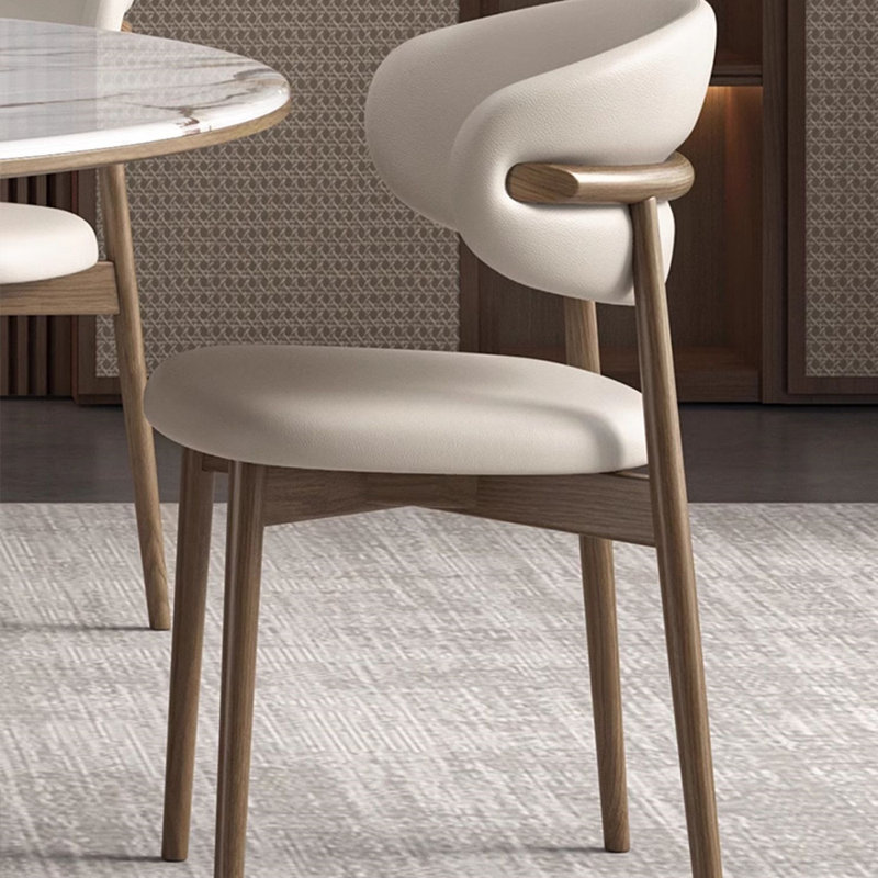 Light luxury simple round dining table sets, 29.5"H x 47.2"L x 47.2"W