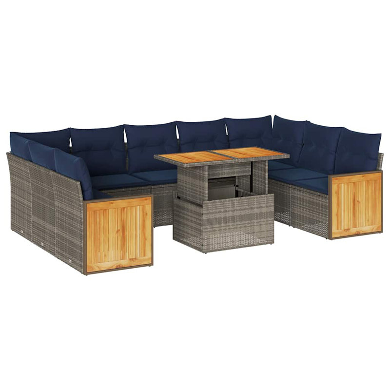 55cm Wide Patio Sofa with Cushions