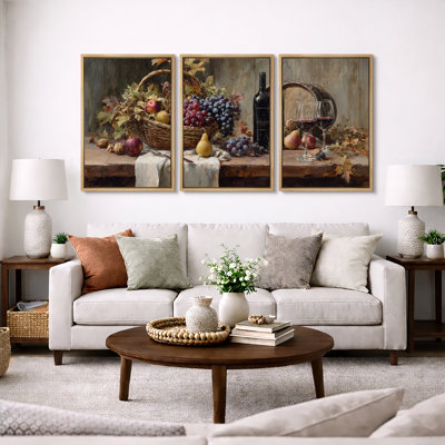 Rustic Vineyard Harvest Still Life