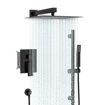 12” wall-mounted showerhead 12