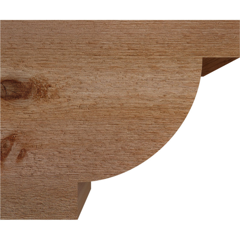 Alpine Rough Sawn, Cèdre rouge, H 10 po x l 12 po x P 4 po