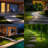 19''H LED Black Aluminum 4000K Outdoor Pathway Light with Etched Frosted Glass