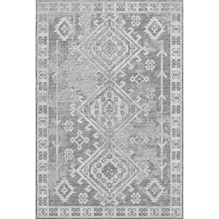 Premium Machine Washable Driessen AMF73 Ash Rug