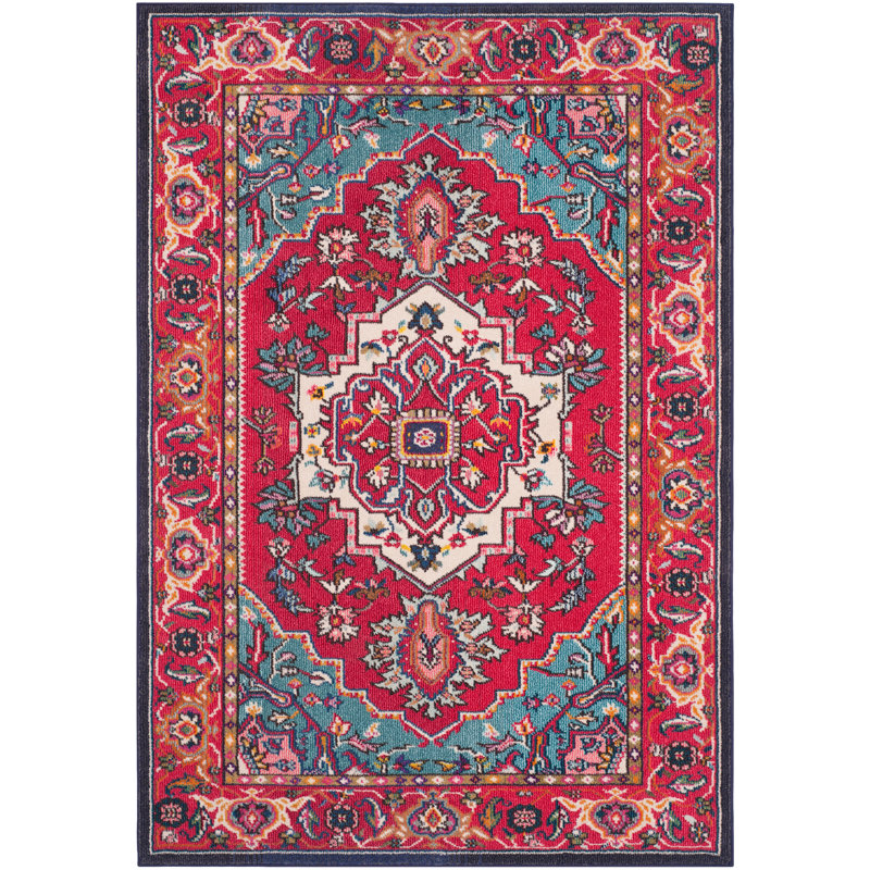 Blanken Oriental Area Rug, Rectangle 61 x 91 cm