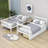 Dhyan Kids Twin Over Twin Bunk Bed with Drawers-1450981865