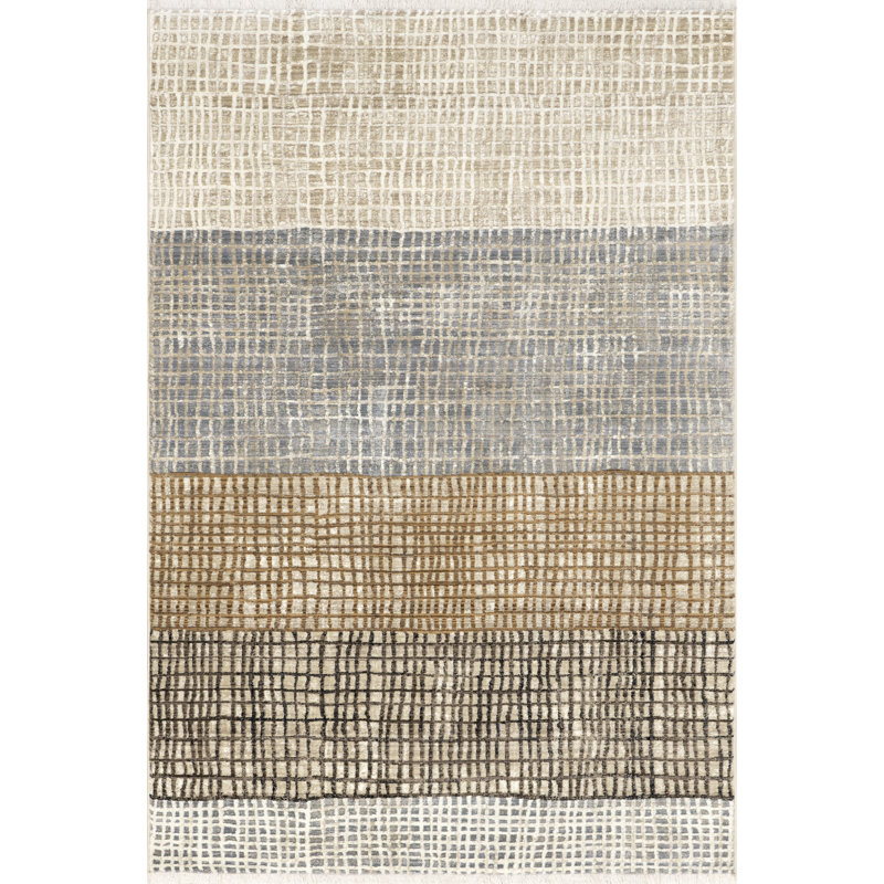 Tapis à motif abstrait Park, Rectangle 12 pi x 15 pi 9 po