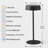 Cordless LED Table Lamp, USB Rechargeable + Solar Powered Outdoor Lamps, Dimmable, 3 Colors, 4000mAh Battery-113147031