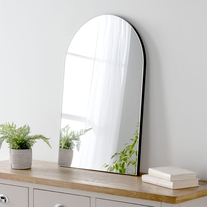 Ferncliff Flat Mirror, Black