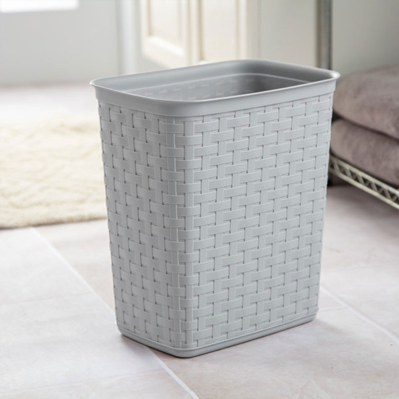 Corbeille pour déchets en plastique 3,4 gallons
