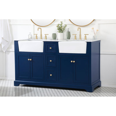 Ensemble de meuble-lavabo double 60 po Pardue