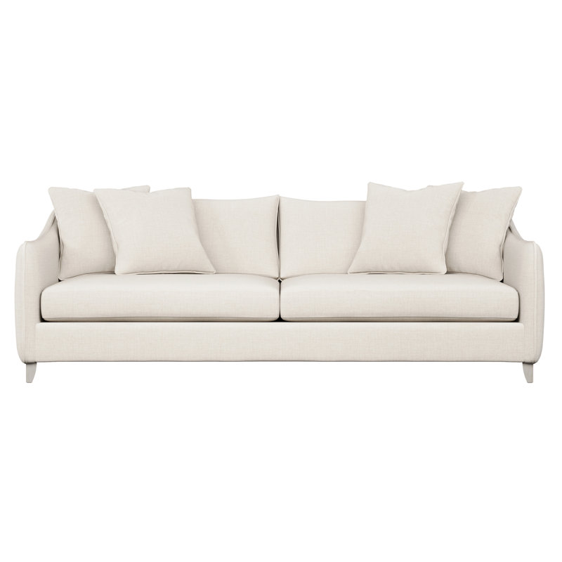 Joli Loveseat, Cream Linen 1429-002, Brown