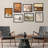 " Vintage Classic Retro Fine Art Landscape Abstract Geometric " 7 - Pieces-92573623-92573624