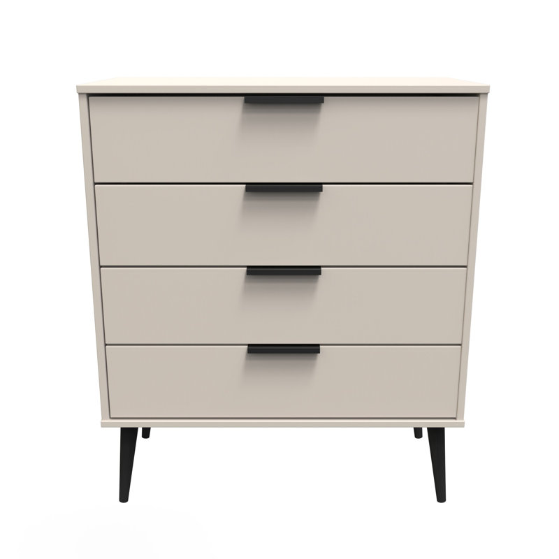 Turah 4 Drawer Chest (Ready Assembled), Beige