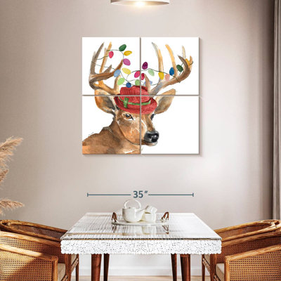 Brampt Christmas Lights Reindeer Hat