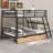 Bunk Bed With Built-In Desk, Light And 2 Drawers