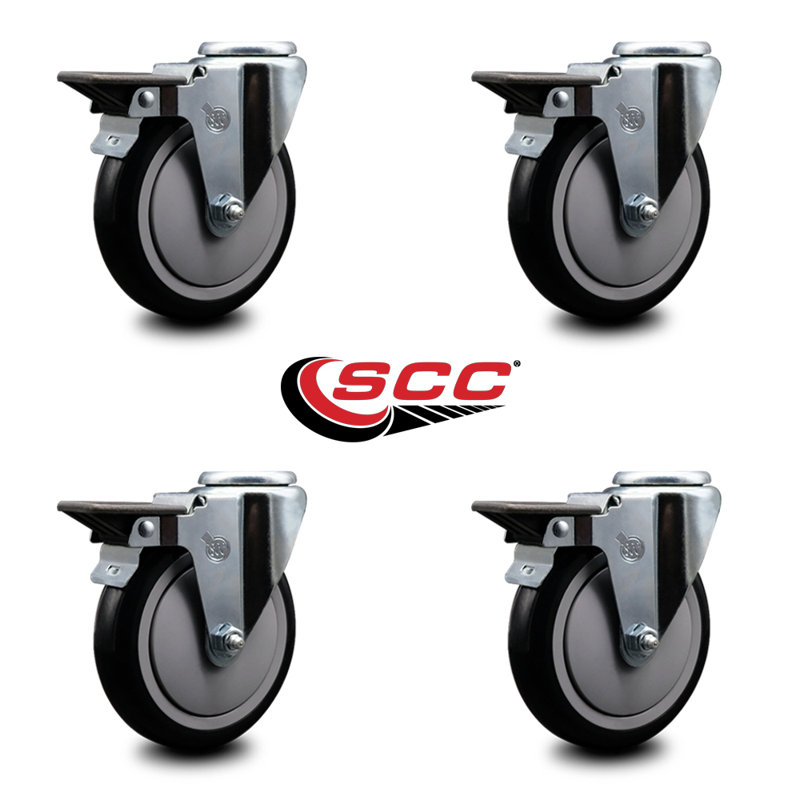 Polyurethane Caster, Black