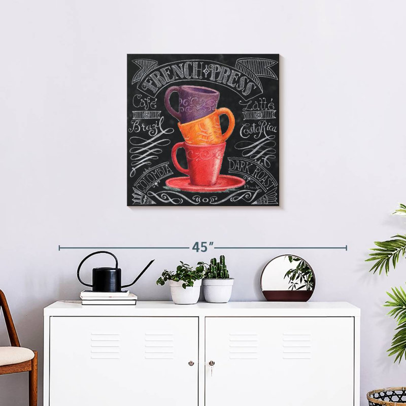 Tableau noir Yarlin Coffee II, H 24 po x l 24 po