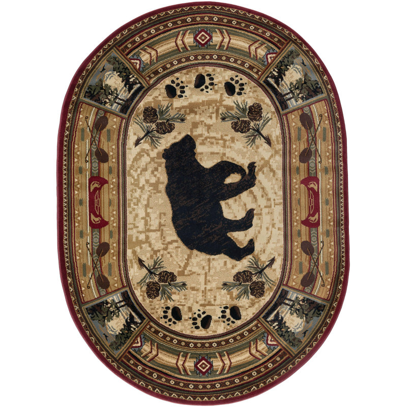 Alers Indoor Rug, Oval 5'3" x 7'3"