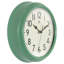 Horloge murale Mid-Century / Moderne ronde en plastique 9,5 pouces-1248103936
