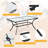 Square Glass Outdoor Dining Table Yes , 66 " W 38 " D