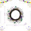 Couronne de baie de Mardi gras 20 po et fleur de lis