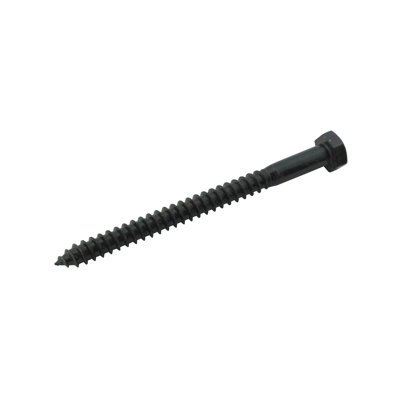 Black Zinc Plated Lag Bolts Screw Hex Head