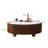 Round Arusha with 2 Drawers