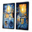 Ensemble de 2 décorations murales bleues et jaunes-1316375067-1316375070