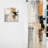 Abstract Beige Grey Road Collage - Modern Velvet Curtain - Room Darkening - 1 panel-107586544