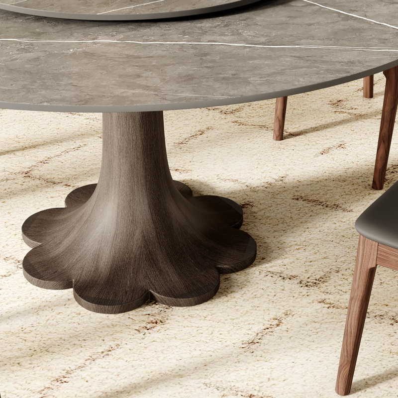 Ensemble de table de salle à manger en pierre frittée Farmhouse, 29,52 po x L 53,15 po x l 53,15 po