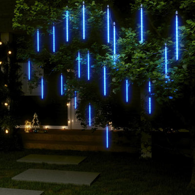 Météores et lumières de pluie en cascade, lumières de Noël en cascade pour la fête