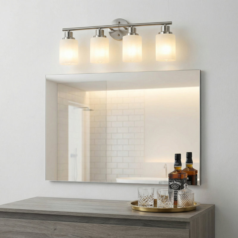 4-light Dimmable Bathroom Vanity Light