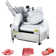 Meat Slicer, 550W Deli Slicer With 12.6" Carbon Steel Blade, Double-Motor Meat Slicer Machine With Adjustable Thickness