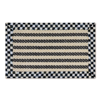 Courtly Check Herringbone Stripe Sisal Rug