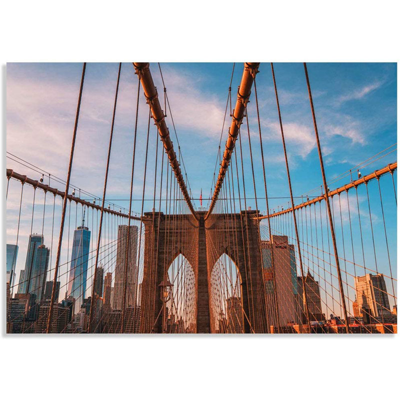 Mur de Brooklyn, L 100 po x L 144 po