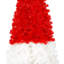 Arbre de Noël artificiel 6 pi avec lumière DEL, arbre de Noël artificiel en forme de chapeau de père Noël avec 1050 pointes, arbre Xmax courbé